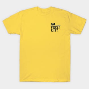 Pocket Kitty Minimalist by Tobe Fonseca T-Shirt